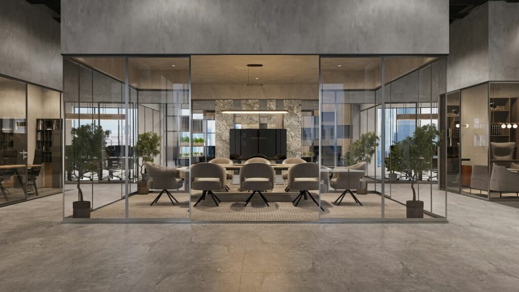 Cloisons vitrées – bureaux – Prisma Groupe